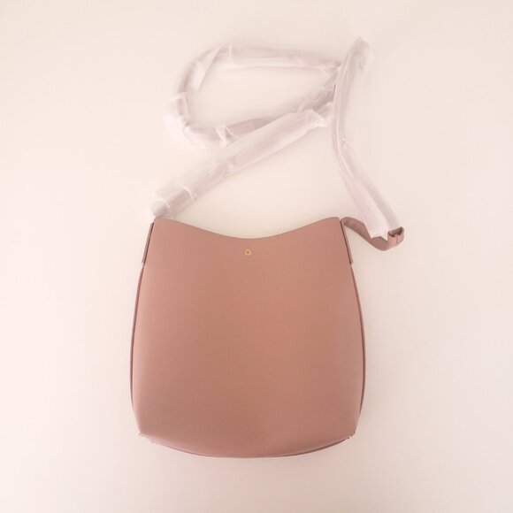 Samara Anthropologie Vegan Leather Pink Small Crossbody Shoulder Bag - Picture 4 of 15